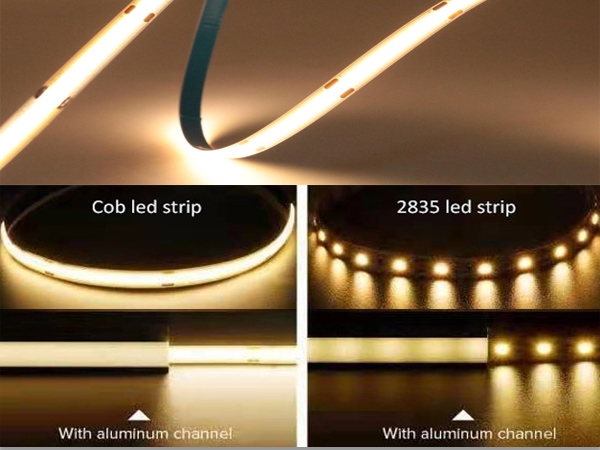 What is the difference between cob led strip and SMD led strip ?